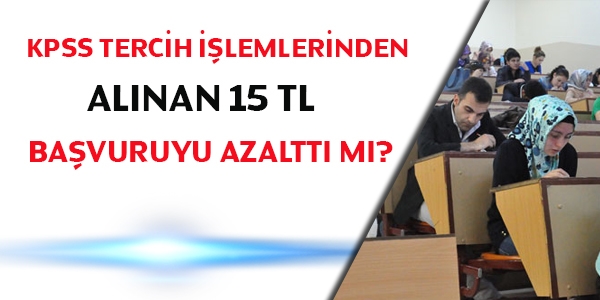 KPSS tercih işlemlerine başvuruda büyük düşüş