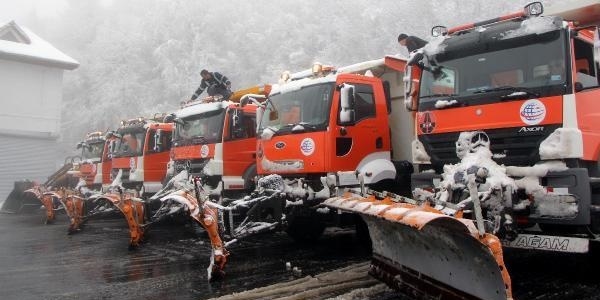 Karayolları, Bolu Dağı'nda kar mücadelesine hazır