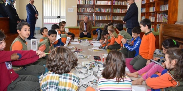 Çocuklar 'tematik kütüphane'de hayatı öğreniyor