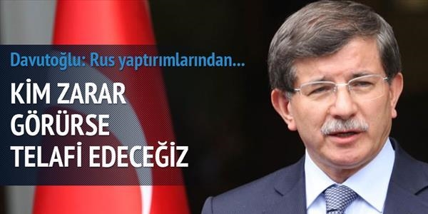 Rus yaptırımından zarar edene destek geliyor