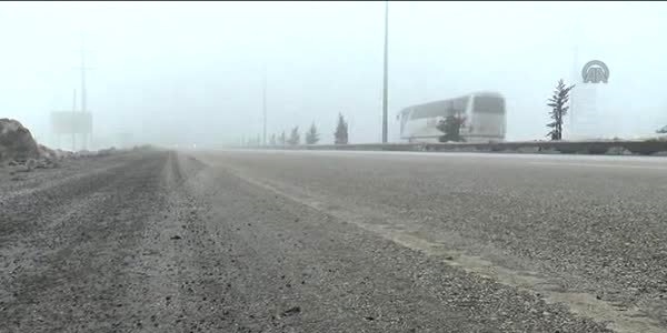 Düzce'de yoğun sis