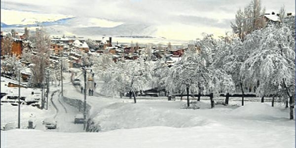 Erzurum'da termometreler eksilere dt
