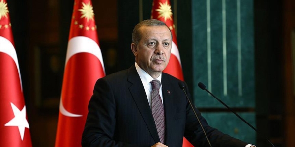 Cumhurbaşkanı Erdoğan'dan şehit ailesine taziye telgrafı