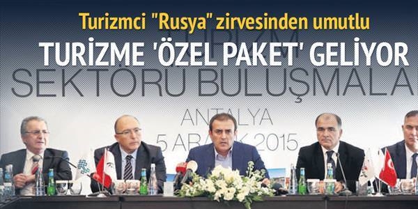 Turizme 'özel paket' geliyor