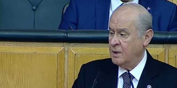 Bahçeli, Erdoğan'ı Rusya'ya karşı korudu