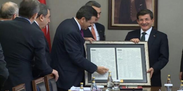 Başbakan Davutoğlu, TOBB Yönetim Kurulunu kabul etti