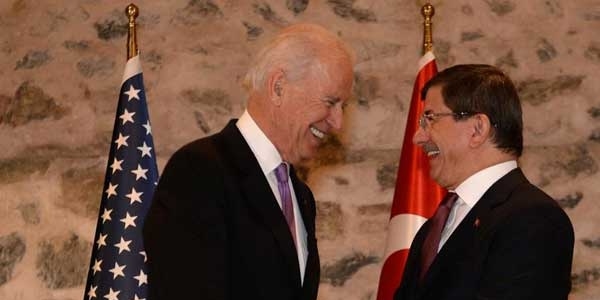 Davutoğlu, ABD Başkan Yardımcısı Joe Biden'la görüştü
