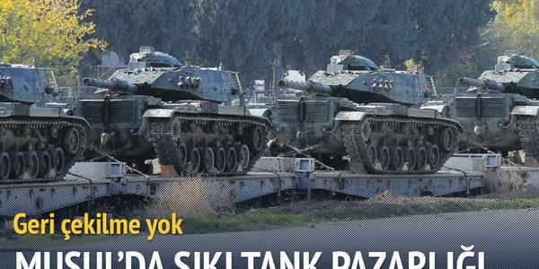 Musul'da sıkı tank pazarlığı