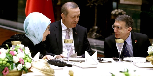Cumhurbaşkanı Erdoğan, Sancar onuruna akşam yemeği verdi