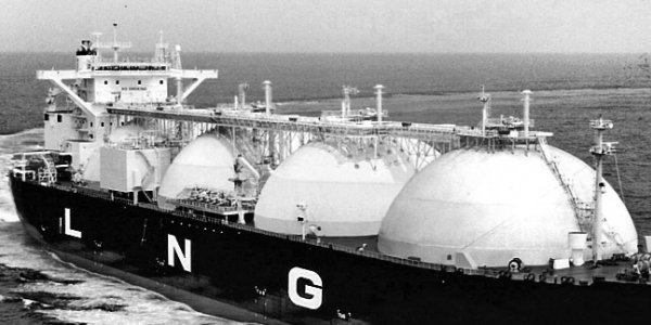 Bir LNG gemisi 1 milyar metrekp
