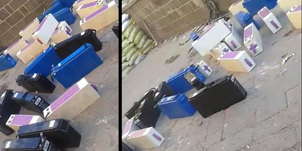 PKK'lıların Sur'daki akü ve güç kaynakları ortaya çıktı