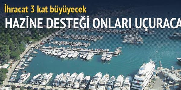 Hazine desteği yatçıları uçuracak