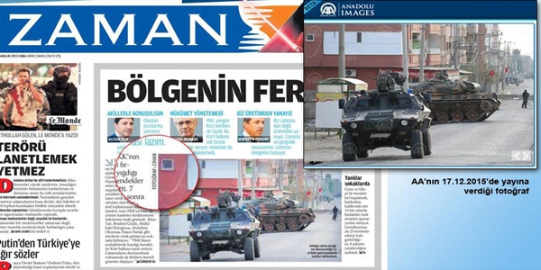 AA'dan Zaman gazetesine dava