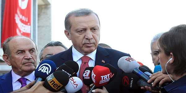 Erdoğan şehit ailesine başsağlığı diledi