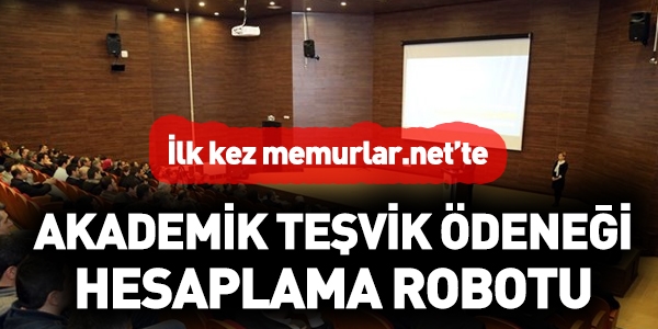 Akademik Tevik denei Hesaplama Robotu