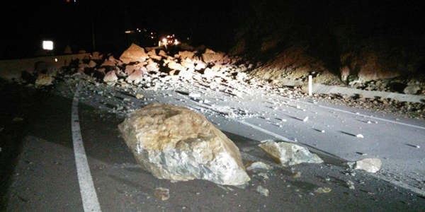 Gümüşhane-Giresun karayolunu ulaşıma kapandı