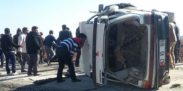 anlurfa'da zincirleme trafik kazas: 2 l, 7 yaral