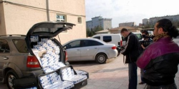 Yolcu otobüsünde 7 bin paket kaçak sigara ele geçirildi