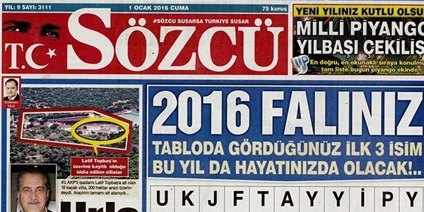 Sözcü gazetesi hakkında suç duyurusu