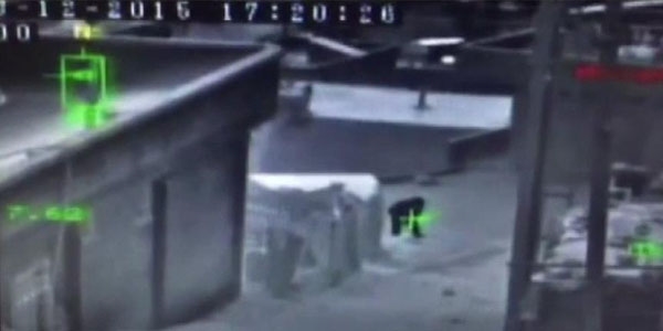 Cizre'de teröristin vurulma anı kamerada