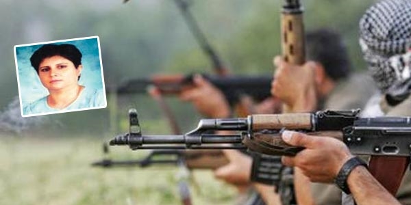 Kadın öğretmene PKK kurşunu