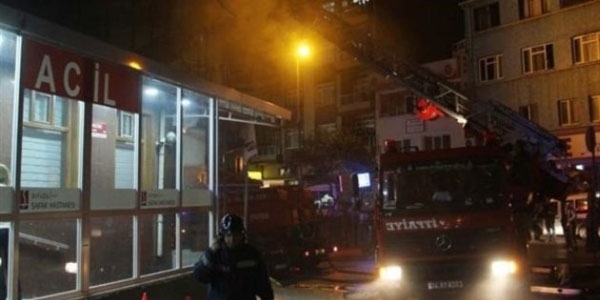 �anl�urfa'da hastanenin oksijen deposunda yang�n