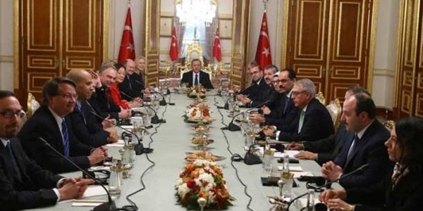 Erdoğan, ABD heyetiyle DAEŞ VE PKK'yı görüştü