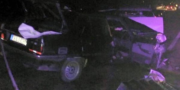 orum'da trafik kazas: 1 l, 8 yaral