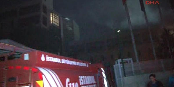Bilgi Üniversitesi Kuştepe kampüsünde yangın çıktı