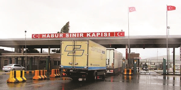 Habur'dan 1099 araç çıktı 826 araç girdi