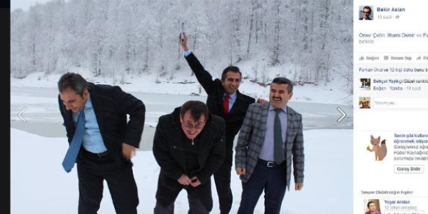 İlçe müdürünün silahlı fotoğrafı gündemde