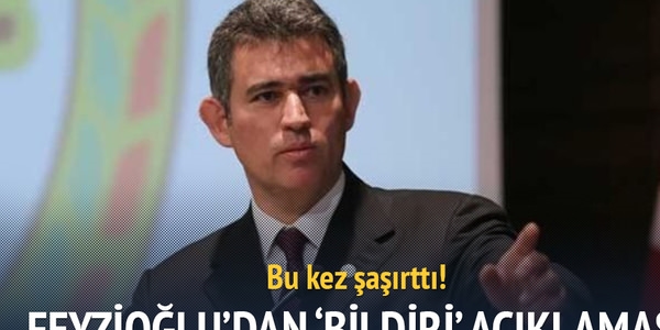 Feyzio�lu'dan �a��rtan 'bildiri' a��klamas�