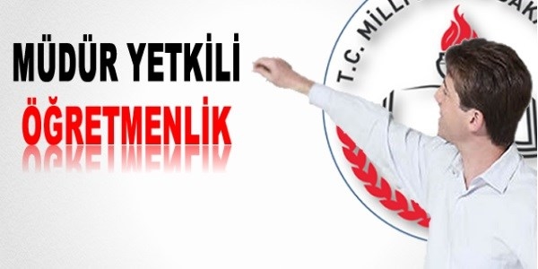 Müdür yetkili öğretmenlere nöbet ücreti ödenecek