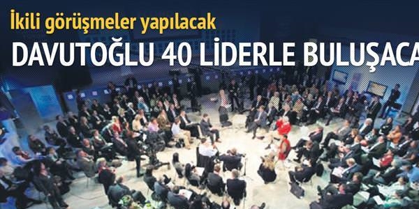 Davutolu Davos'ta 40 lider ile buluacak