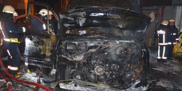 Ambulanstaki oksijen t�p� patlad�