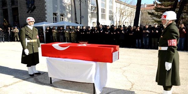 Şehit uzman çavuş memleketine uğurlandı