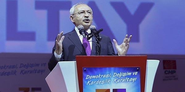 CHP' lideri Kılıçdaroğlu kurultayda tek aday oldu