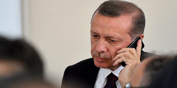 Cumhurbakan Erdoan'dan ehit ailesine taziye telefonu