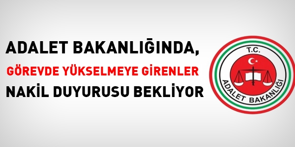 Adalet'te, GYS'ye girenler nakil duyurusu bekliyor