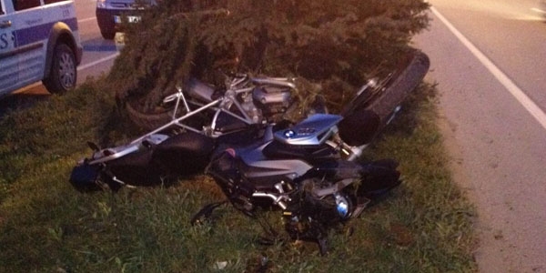 Samsun'da motosikletli yunus polisi kazada yaralandı