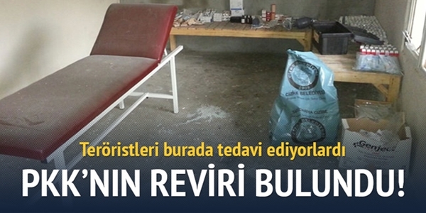 PKK'lıların reviri bulundu
