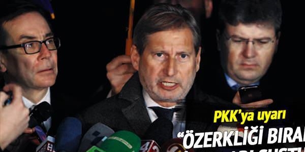 AB'den PKK'ya uyarı: Özerkliği bırak silahları sustur