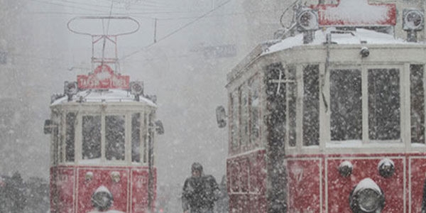 İstanbul'da beklenen kar yağışı başladı