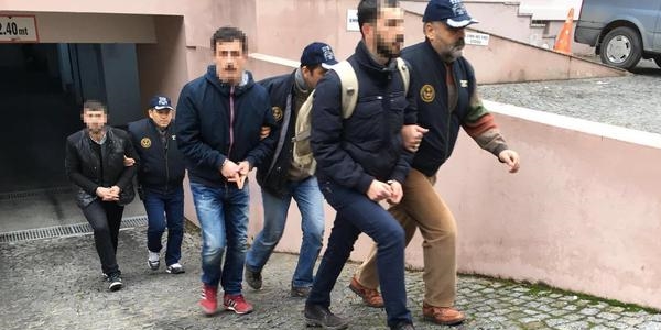 Terör gösterisi gözaltısına 6 tutuklama