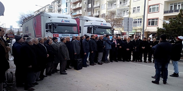 Kırşehir'de Bayırbucak Türkmenlerine yardım