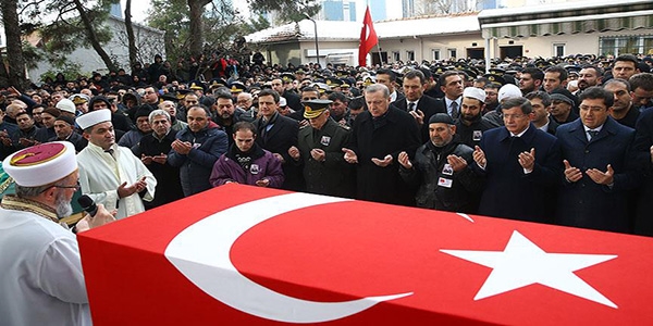 Şehit Üsteğmen Taşçı, son yolculuğuna uğurlandı