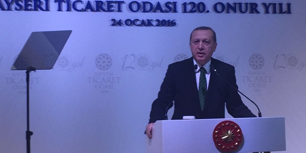 Erdoğan: Sen benim rakibim olamazsın