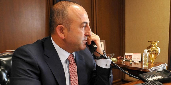 Çavuşoğlu, Kerry ile telefonda görüştü