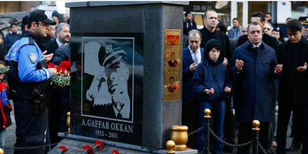 Gaffar Okkan ve 5 polis memuru için anma töreni düzenlendi