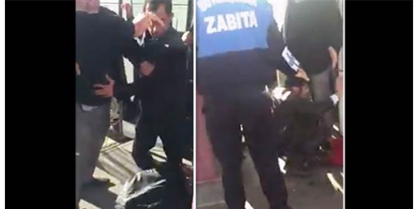 PKK lehine slogan atan ki�iyi lin�ten polis kurtard�